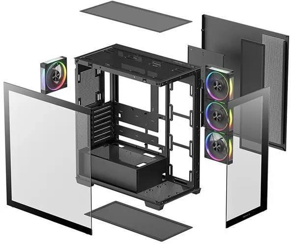 Компьютерный корпус Deepcool CG580 4F V2