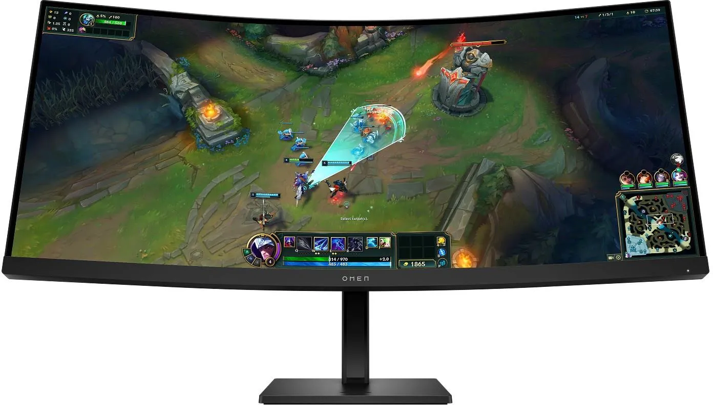 Игровой монитор HP OMEN 34c G2 34", VA, UWQHD (3440×1440), 180 Гц