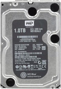 Жёсткий диск WD Blue WD10EALX-408EA0 1TB 3.5" SATA III 7200RPM