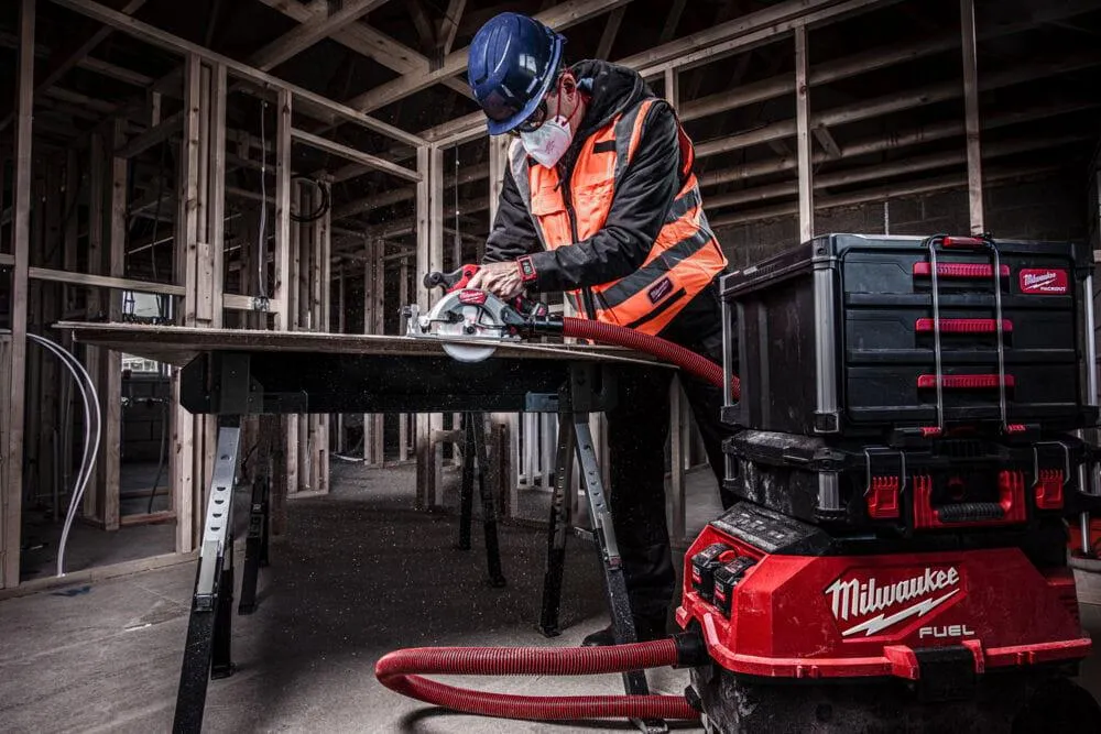 Аккумуляторная дисковая пила Milwaukee M12 FCS442-502X 12 В, 2×5,0 А·ч АКБ, ЗУ, кейс