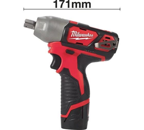Гайковёрт Milwaukee M12 BIW12-202C 12.0 Ah и ЗУ 4933447133