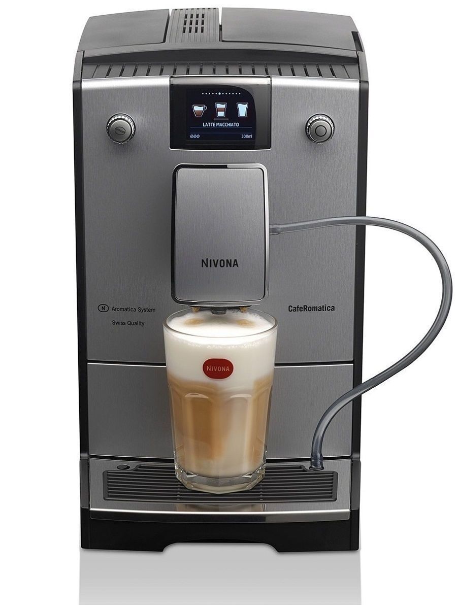 Кофемашина Nivona CafeRomatica 769, черный/серебристый