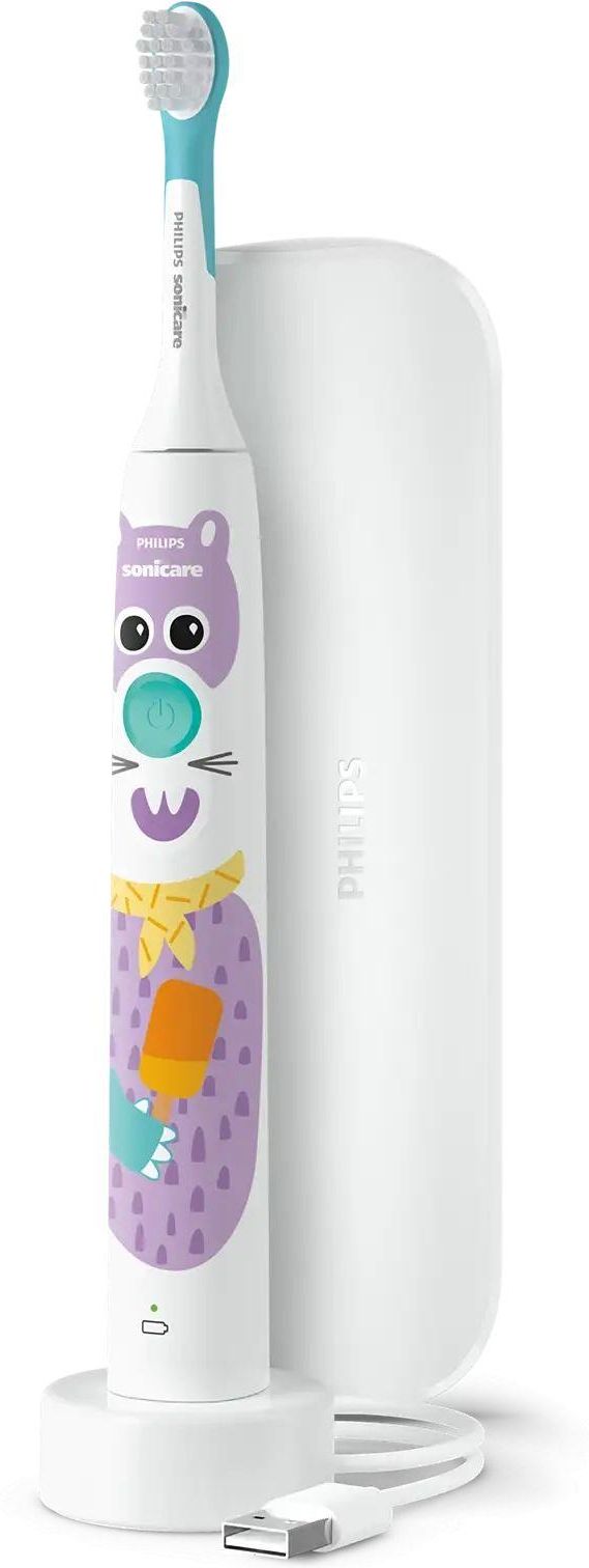 Электрическая зубная щетка Philips Sonicare For Kids Design-a-Pet HX3603/01 белый