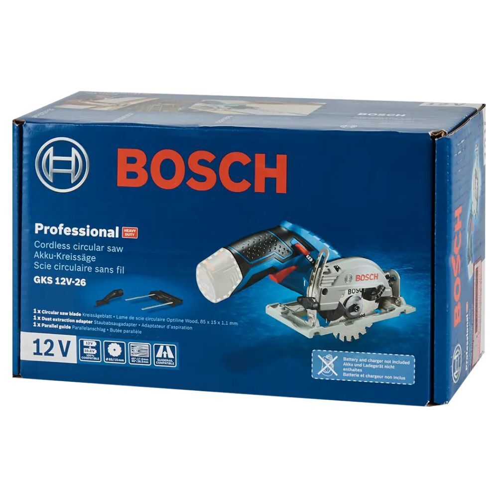 Аккумуляторная дисковая пила Bosch GKS 12V-26 Professional (06016A1001)