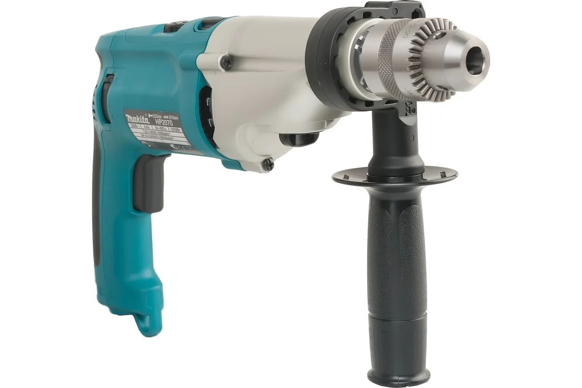 Проводная ударная дрель Makita HP2070J с кейсом