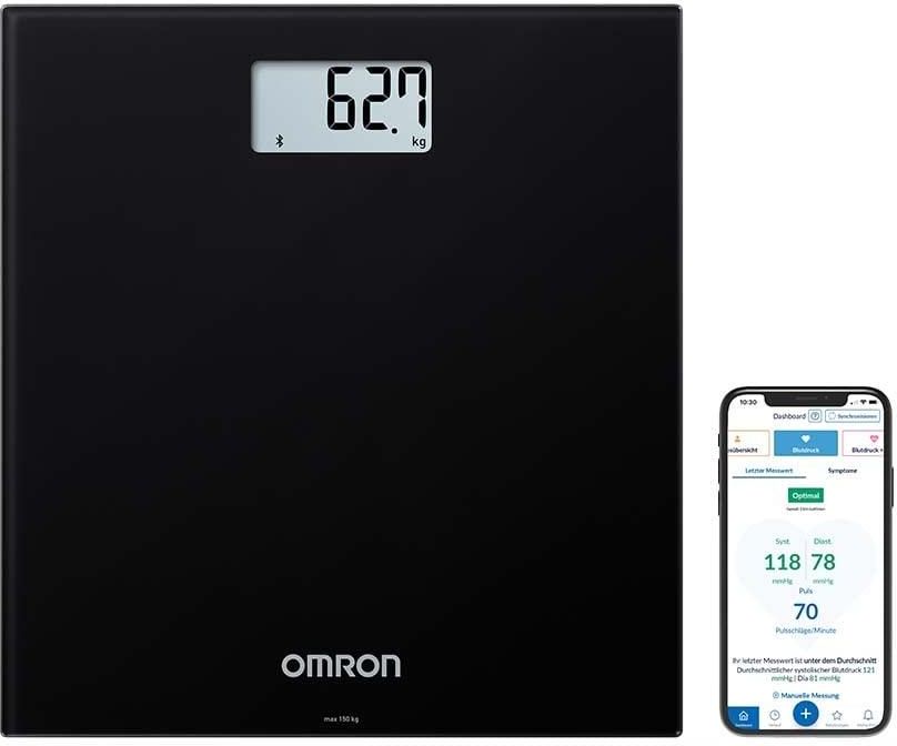 Умные напольные весы OMRON Intelli IT HN300T2EBK, чёрные