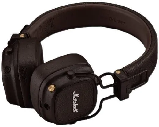 Беспроводные накладные наушники Marshall Major V, коричневые