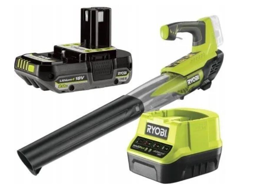 Аккумуляторная воздуходувка RYOBI OBL18JB 5133005411 с АКБ и ЗУ