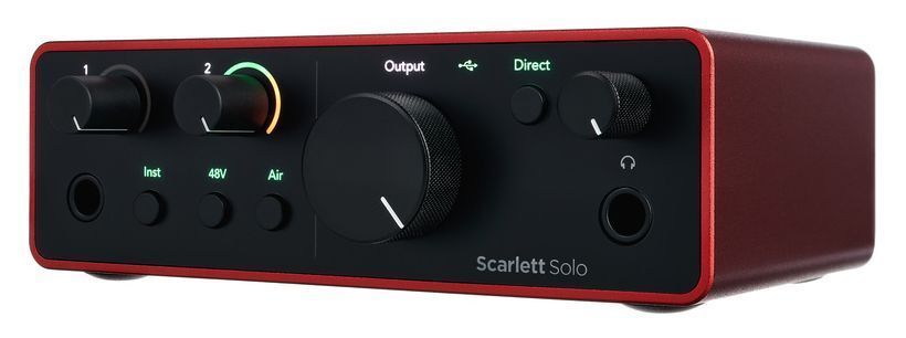 Внешняя звуковая карта Focusrite Scarlett Solo 4rd Gen
