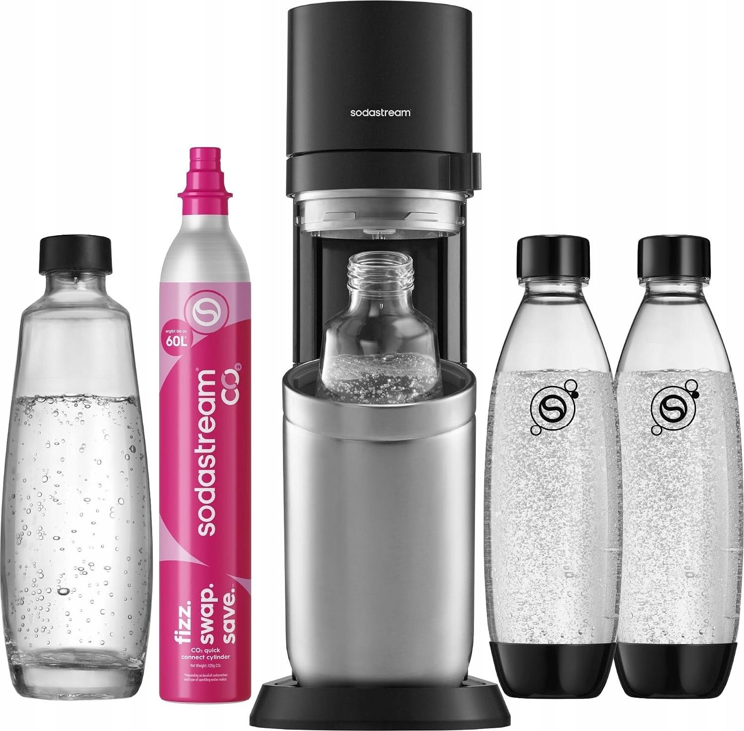 Сатуратор SodaStream Duo 1016814490, баллон CO2 Quick Connect