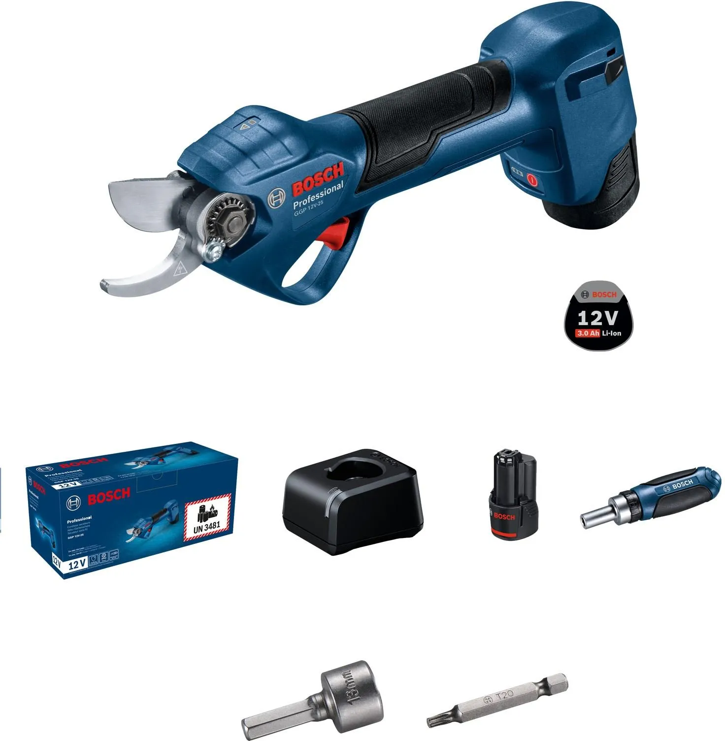 Аккумуляторный секатор Bosch GGP 12V-25 Professional 06008D8100
