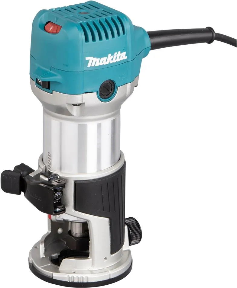 Кромочный фрезер Makita RT0702CX2J 710 Вт, комплект сменных баз, кейс Makpac