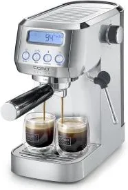 Кофеварка Caso Espresso Gourmet Crema, серебристый