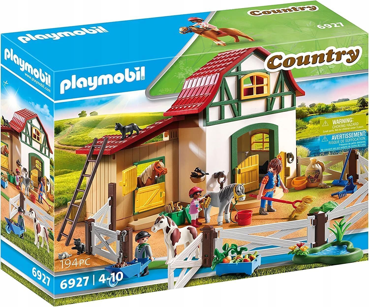 Playmobil Country 6927 Конюшня пони, 149 дет.