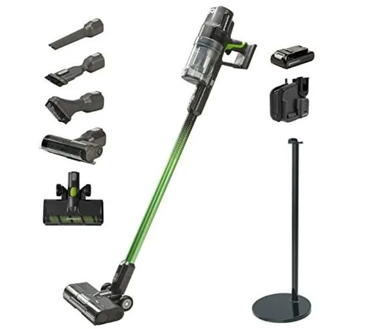 Аккумуляторный пылесос Greenworks GD24SVK4D Green