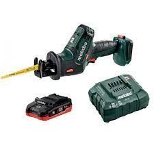 Сабельная аккумуляторная пила Metabo SSE 18 LTX Compact 602266500 в кейсе metaBOX с 2 аккумуляторами 2.0 Ah и ЗУ