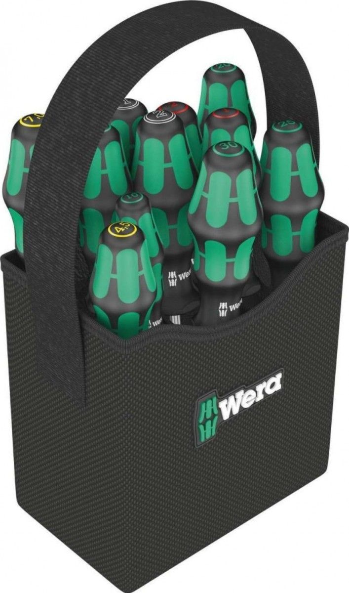 Набор отверток Wera 11 шт. плоский крест Pozidriv крестообразный крест Phillips TORX 05004313001