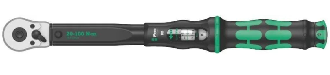 Wera динамометрический ключ Click-Torque B 2 20-100nm 3/8 "(5075611001)
