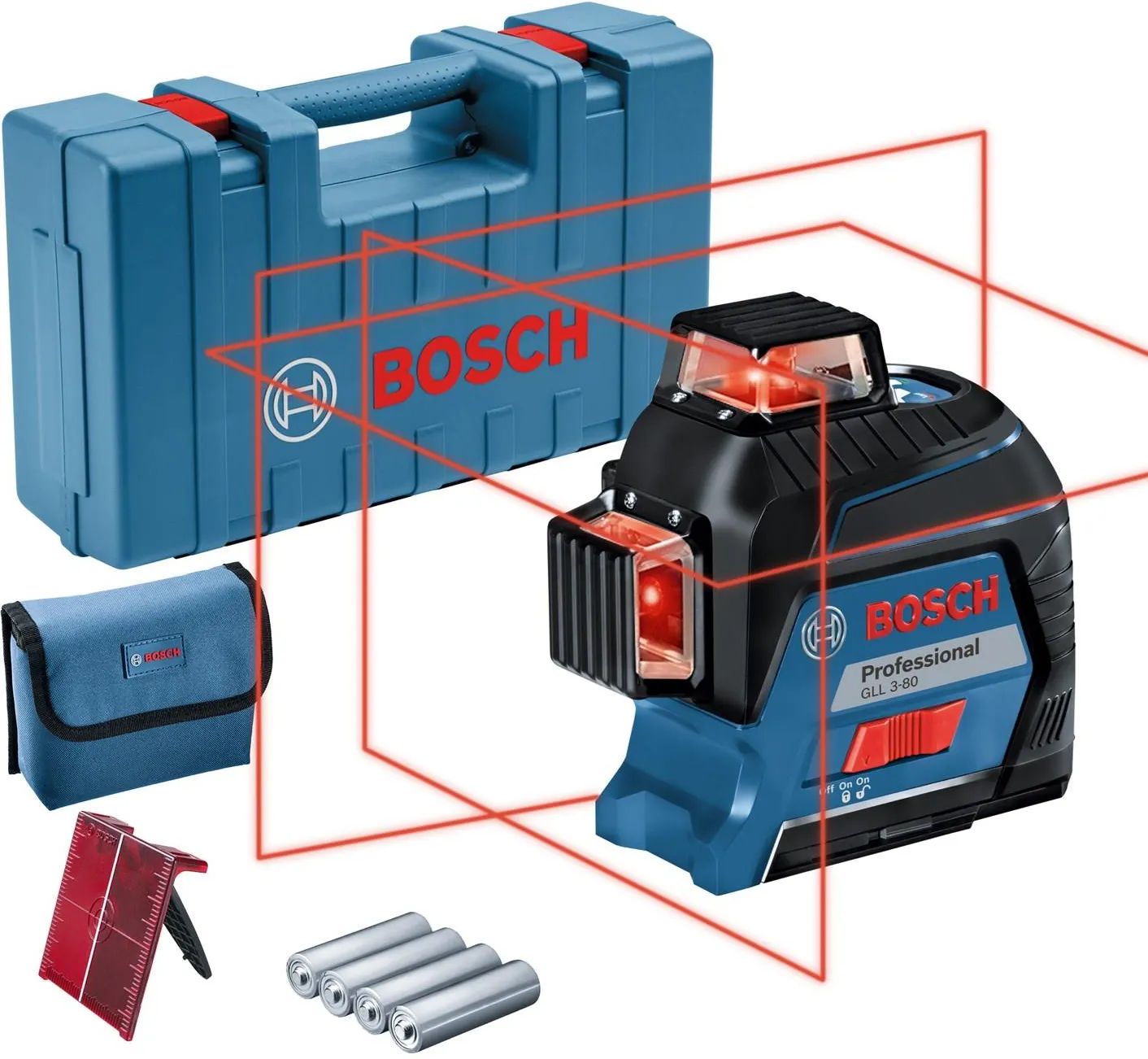 Лазерный уровень Bosch GLL 3-80 Professional 0601063S00