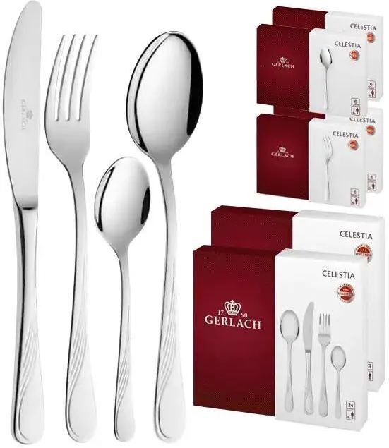 Набор столовых приборов GERLACH CELESTIA 72 EL