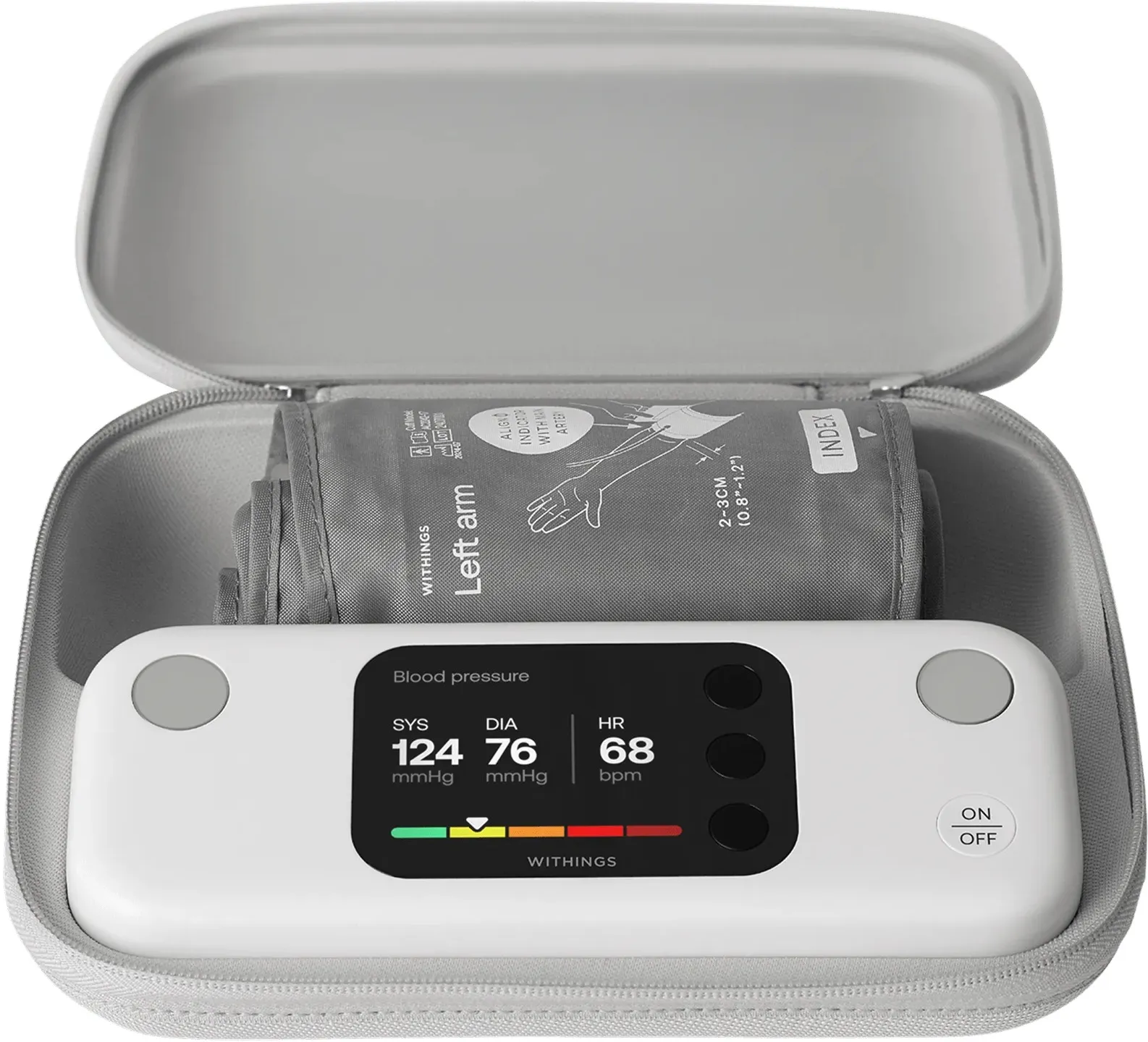 Тонометр Withings BPM Vision WPM07-08 белый с чехлом