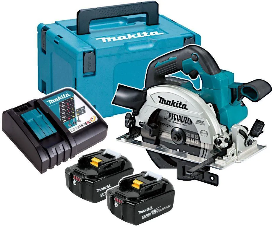 Пила дисковая аккумуляторная Makita DHS660RTJ