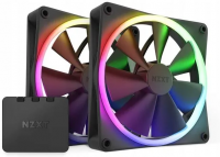 Корпусный вентилятор NZXT F140 RGB Twin, 140 мм, чёрный