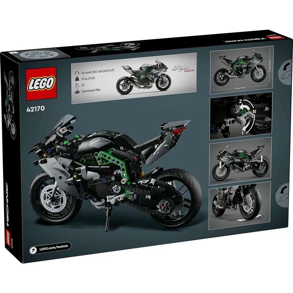 Конструктор LEGO Technic 42170 Конструктор Мотоцикл Kawasaki Ninja H2R