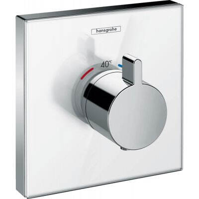 Смеситель для душа Hansgrohe Showerselect Glass белый/хром HighFlow 15734400