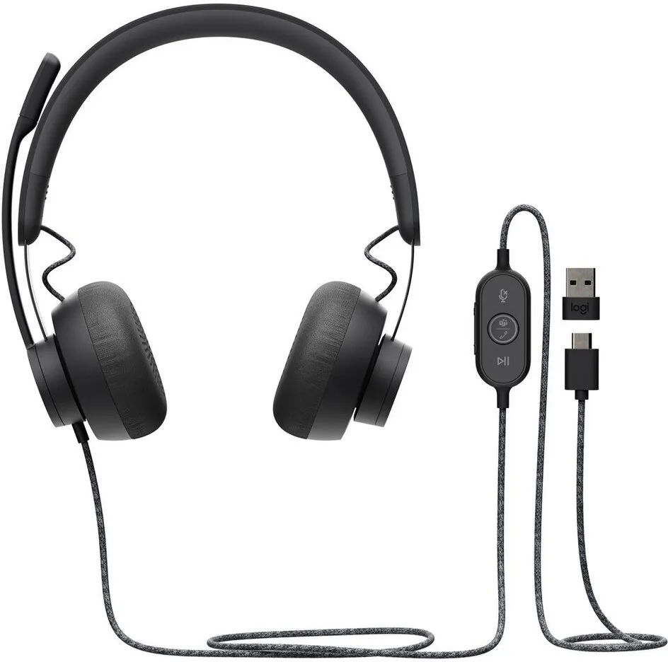 Гарнитура Logitech Zone Wired Teams 981-000870