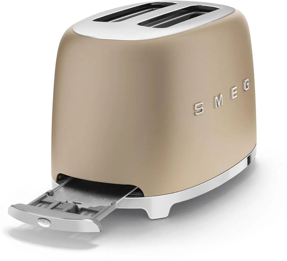 Тостер Smeg TSF01CHMEU золотой