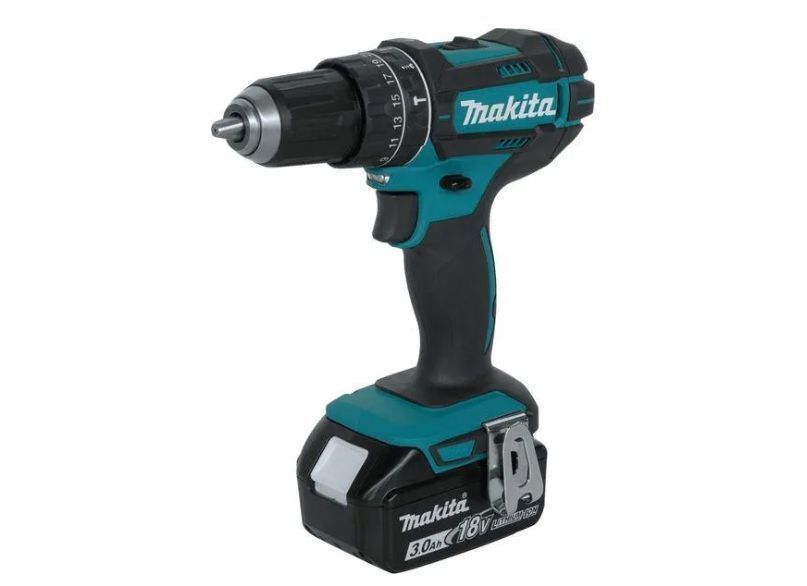 Ударная дрель Makita DHP482RFJ 18V с АКБ 2x3,0 Ah и ЗУ