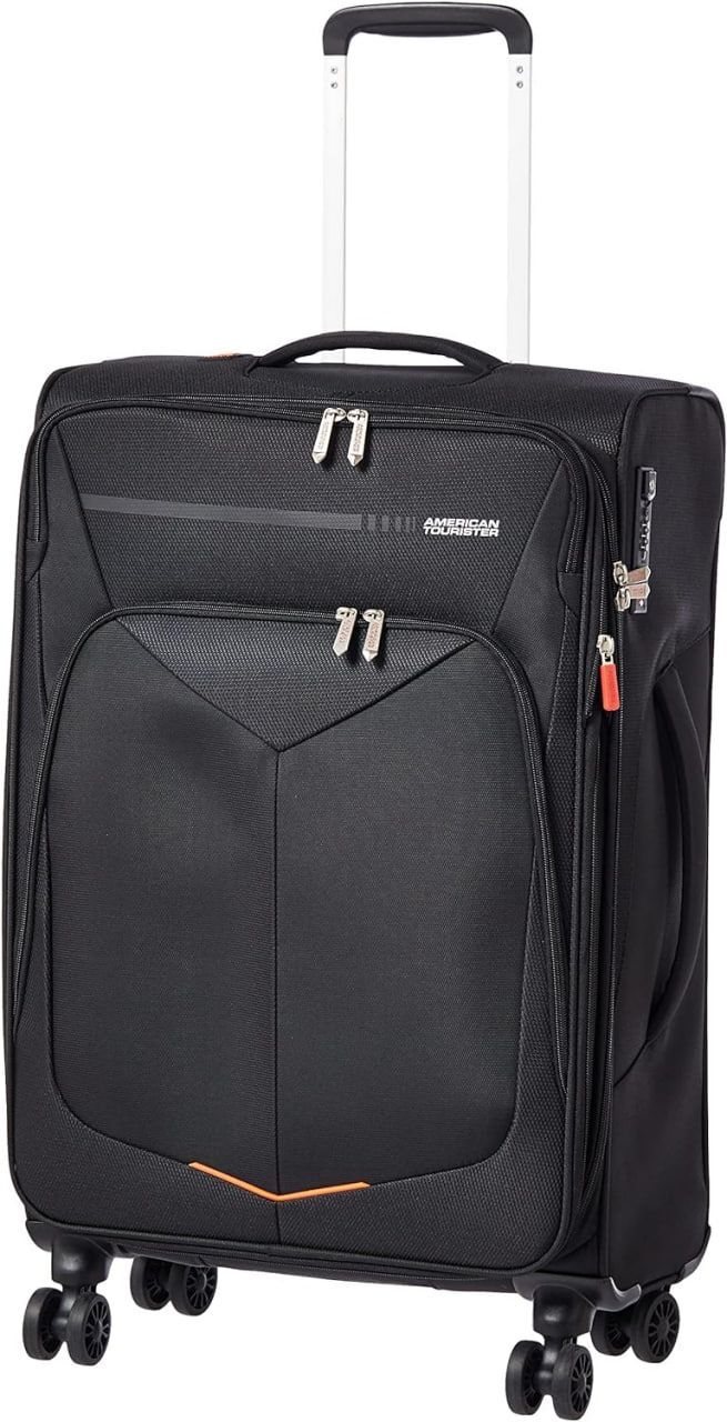 Чемодан American Tourister Summerfunk на 4 колесах, 67 см - Черный