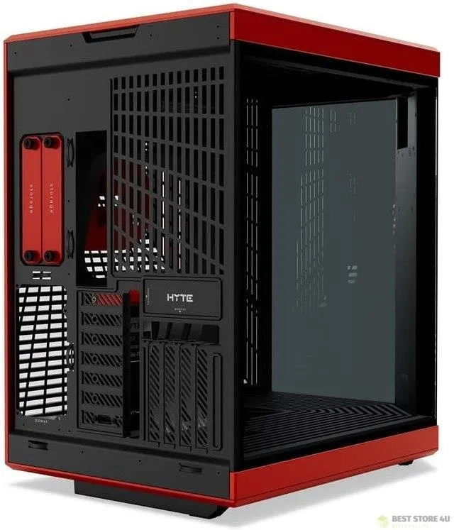 Компьютерный корпус HYTE Y70 Touch Infinite Midi Tower Red/Black (CS-HYTE-Y70TTI-RB)