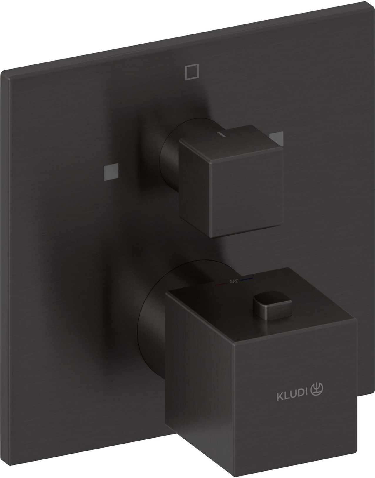 Смеситель для ванны и душа Kludi Decus 54810N275, матовый графит