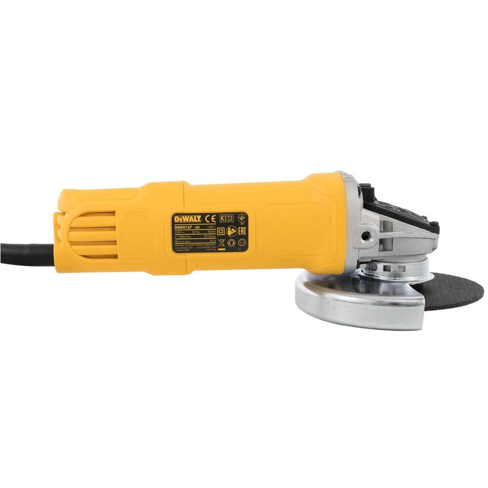 Угловая шлифовальная машина DeWalt DWE4157, 900 Вт, 125 мм, 11800 об/мин