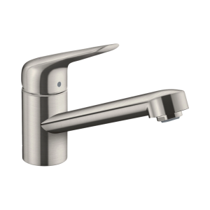 Смеситель для раковины Hansgrohe M421-H100 71808800, нержавеющая сталь