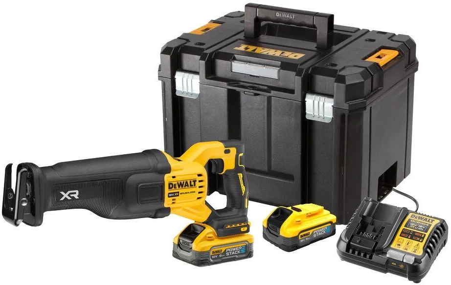 Аккумуляторная сабельная пила DeWalt DCS386H2TQW