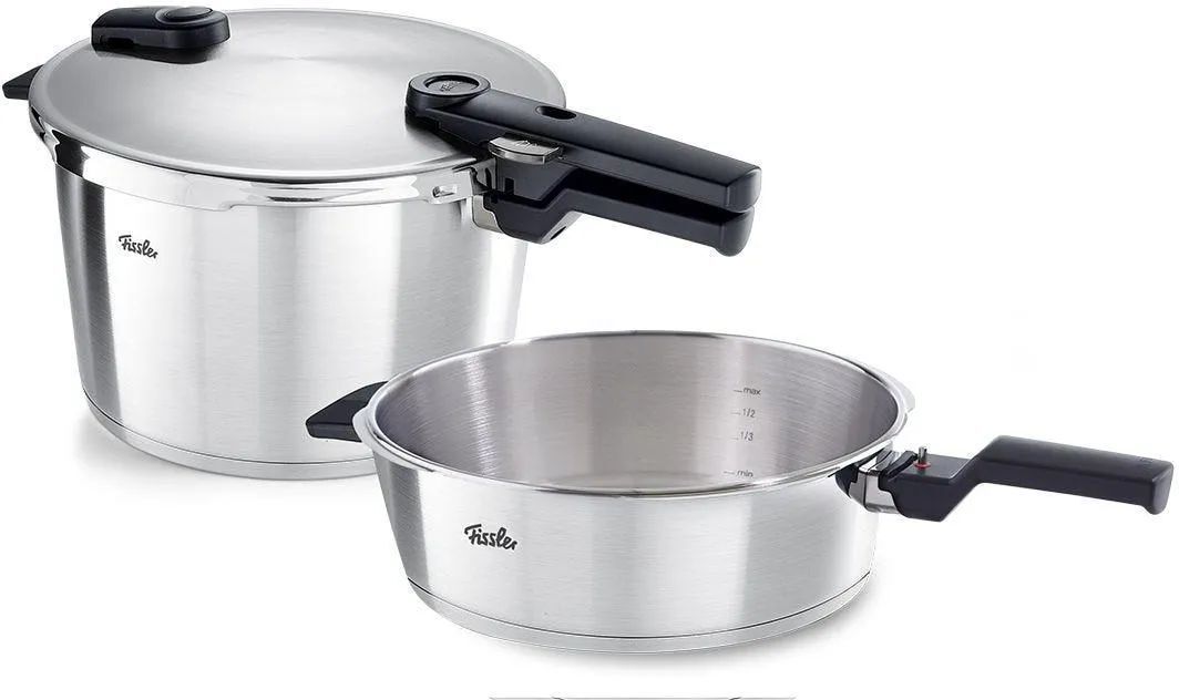 Скороварка Fissler 8L+сковорода Cinieniowa 4l Vitaquick Premium (602810110000)