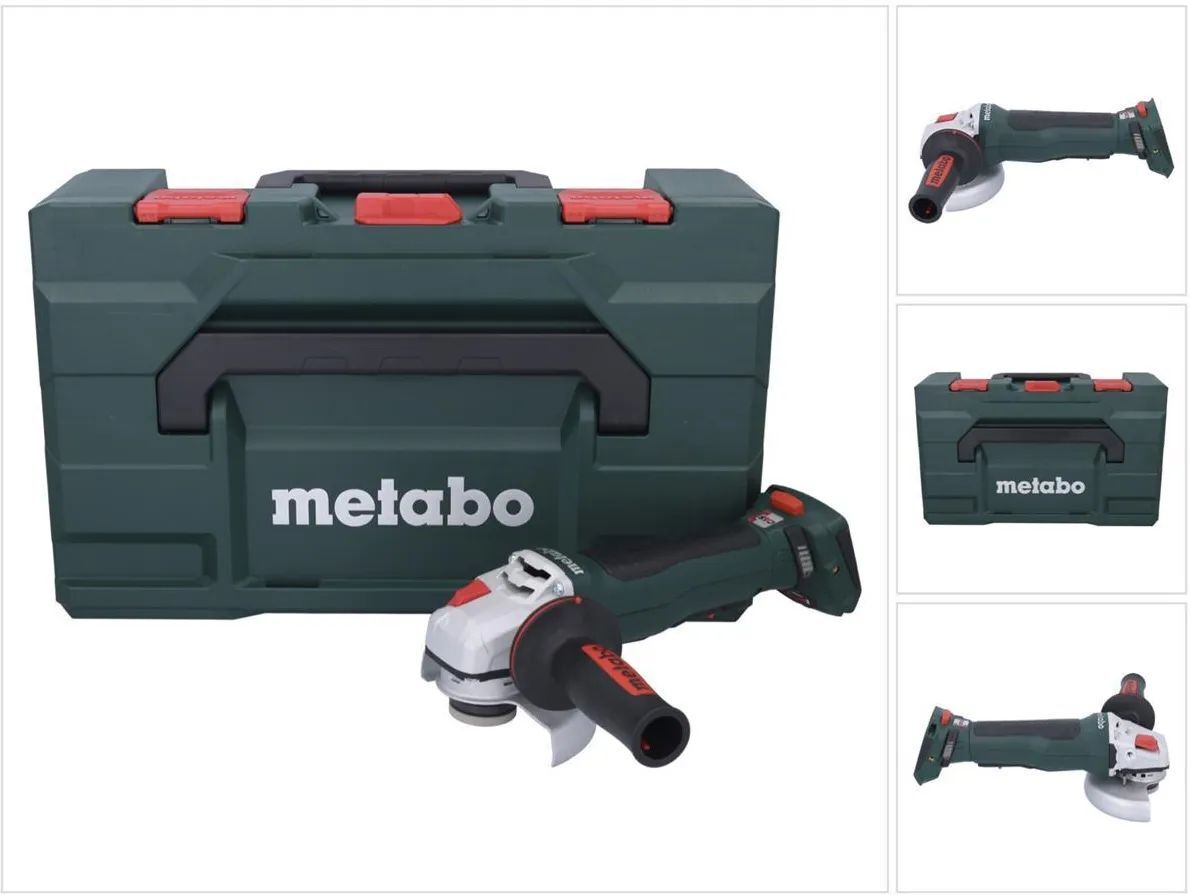 Угловая шлифмашина аккумуляторная Metabo WPB 18 LTX BL 11-125 Quick 613059840 в кейсе metaBOX без акб и зу