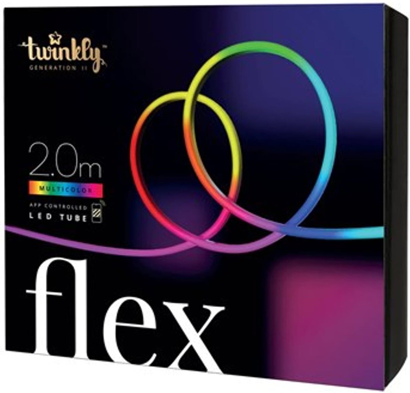 Светодиодная лента Twinkly Flex 200 л 2m RGB TWFL200STWWEU