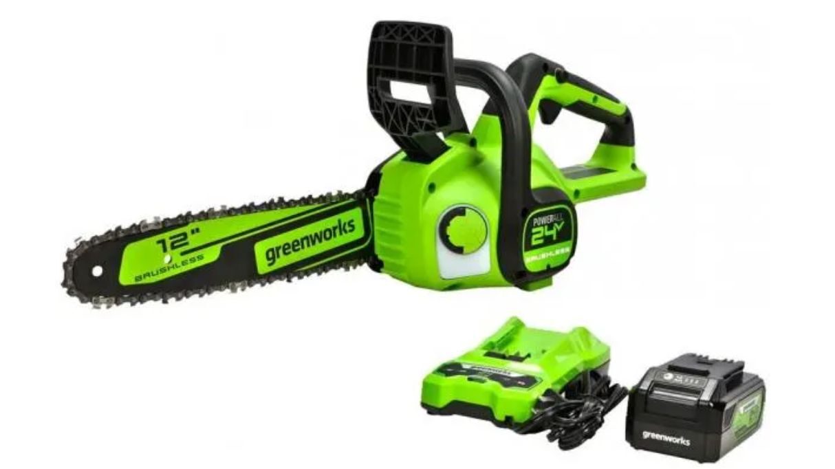 Пила аккумуляторная GREENWORKS GR2007007UB с акб и зу