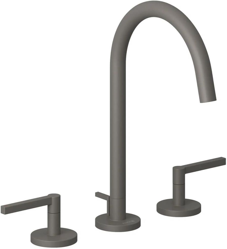 Смеситель для раковины Kludi Nova Fonte Puristic 20143O115, матовый серый