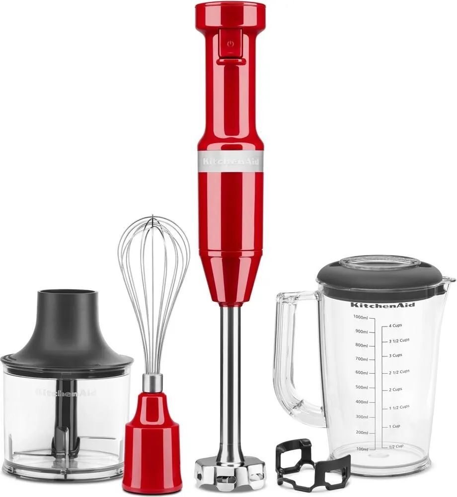 Погружной блендер KitchenAid 5KHBV83EER красный
