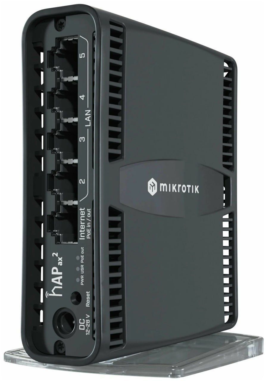 Маршрутизатор Wi-Fi Mikrotik hAP ax2 (C52IG-5HAXD2HAXD-TC)