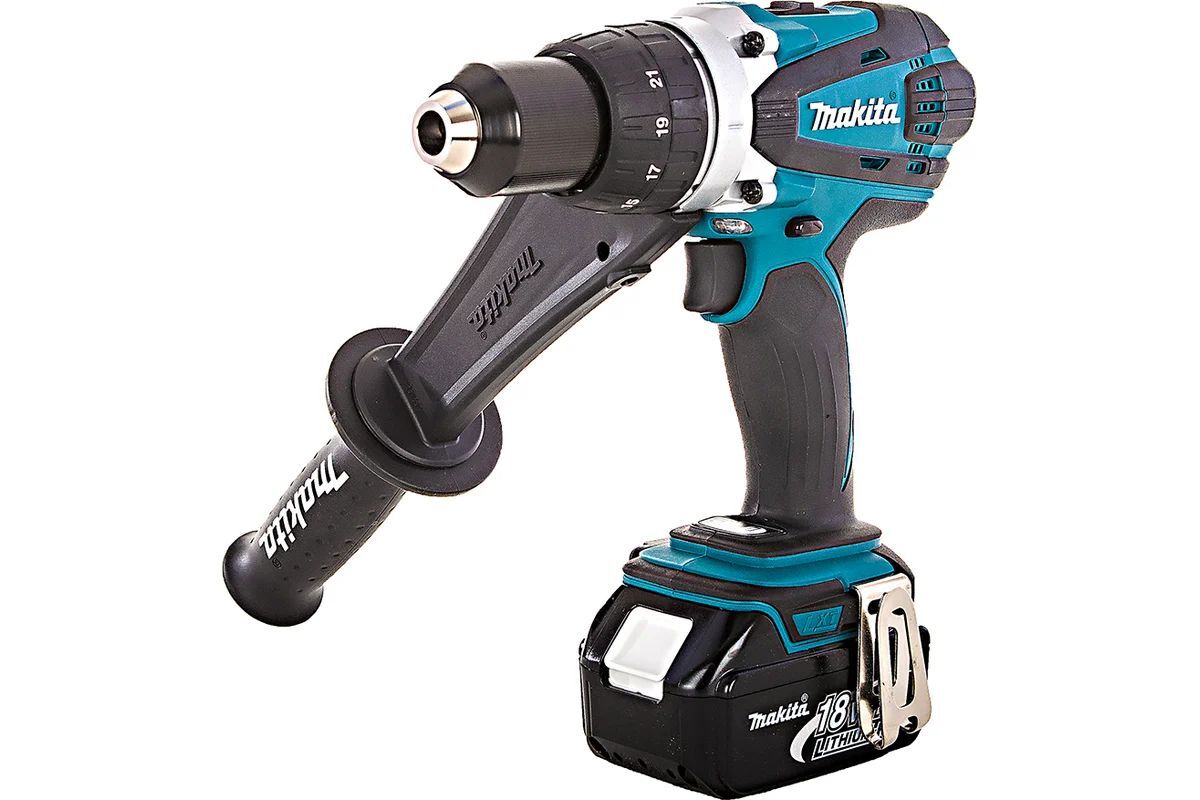 Ударная дрель Makita DDF458RTJ 18V LXT без АКБ и ЗУ