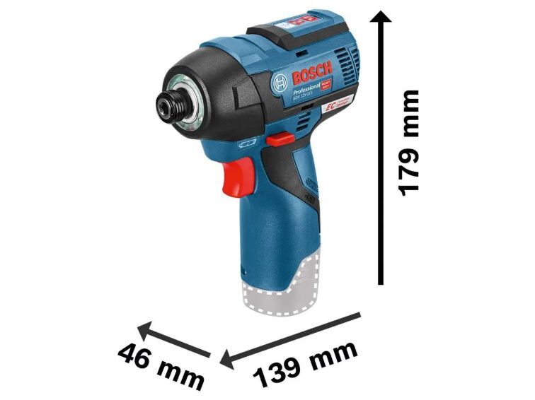 Аккумуляторный ударный гайковерт Bosch GDR 12V-110 Professional (06019E0005)