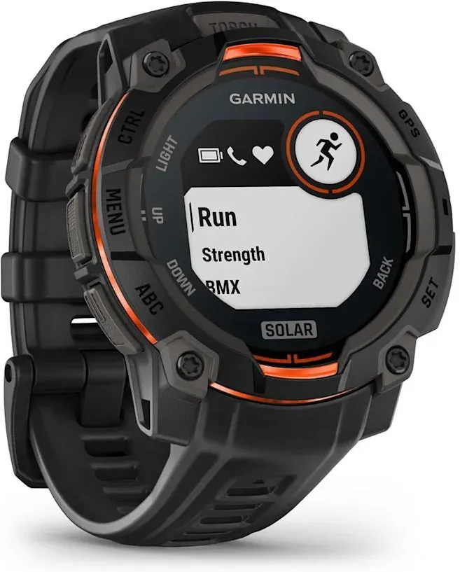 Смарт-часы Garmin Instinct 3 Solar 45 mm Черный