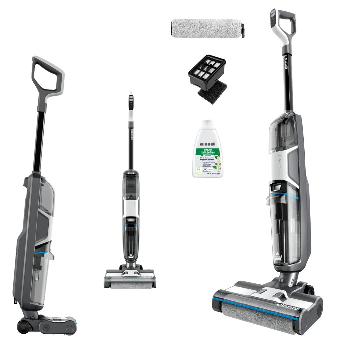 Вертикальный моющий пылесос BISSELL CrossWave HF3 Cordless Pro 3641N, чёрный