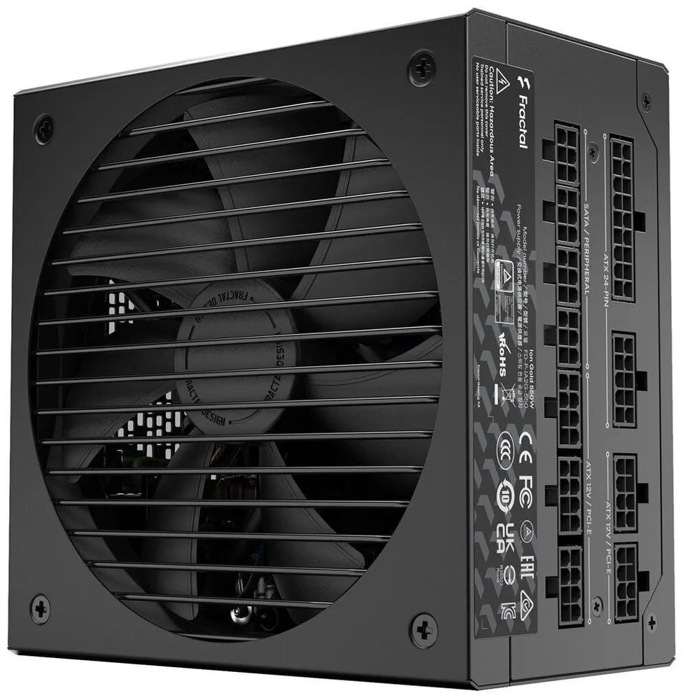 Блок питания FRACTAL DESIGN ION GOLD 850W 80+ PLUS GOLD FULL MODULAR черный